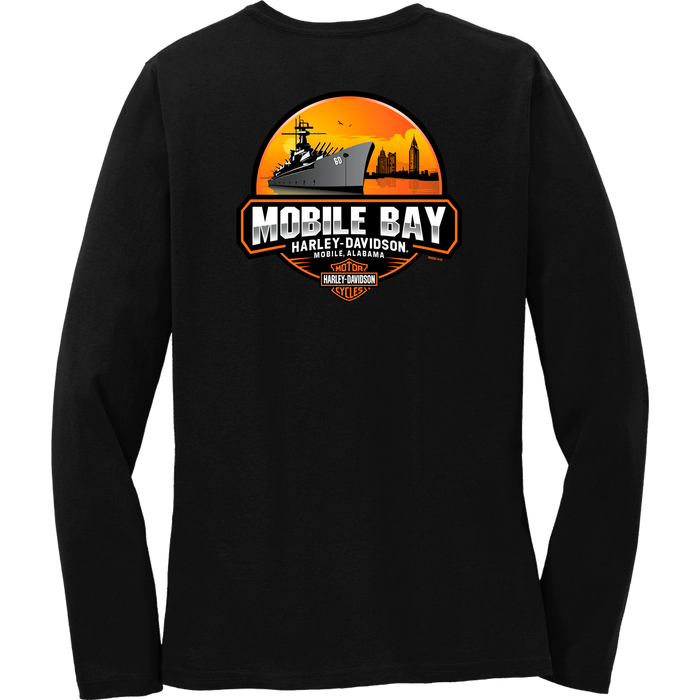 Mobile Bay Logo Women's Long Sleeve Shirt
