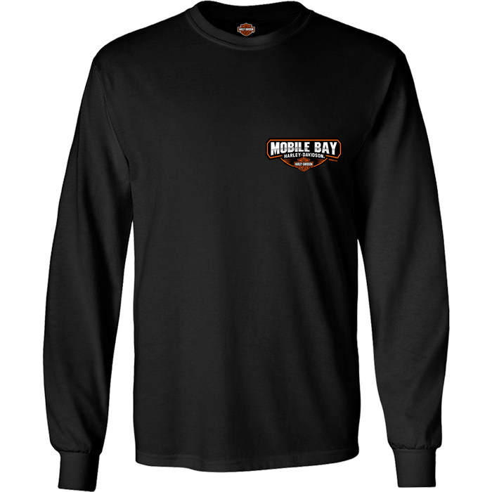 Mobile Bay Logo Men's Long Sleeve Shirt