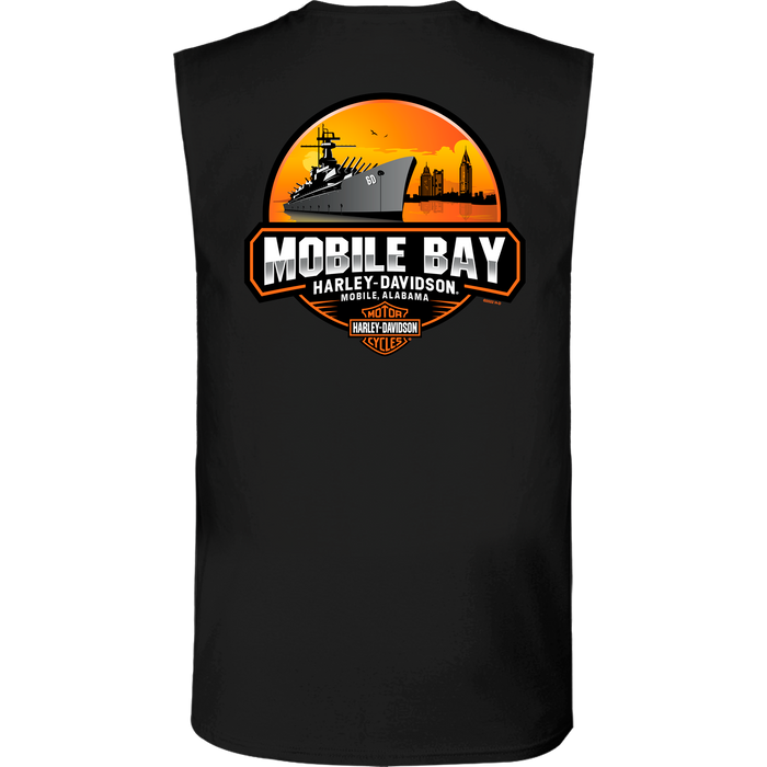 Mobile Bay Logo Men's Sleeveless Shirt