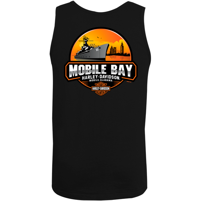 Mobile Bay Logo Men's Tank