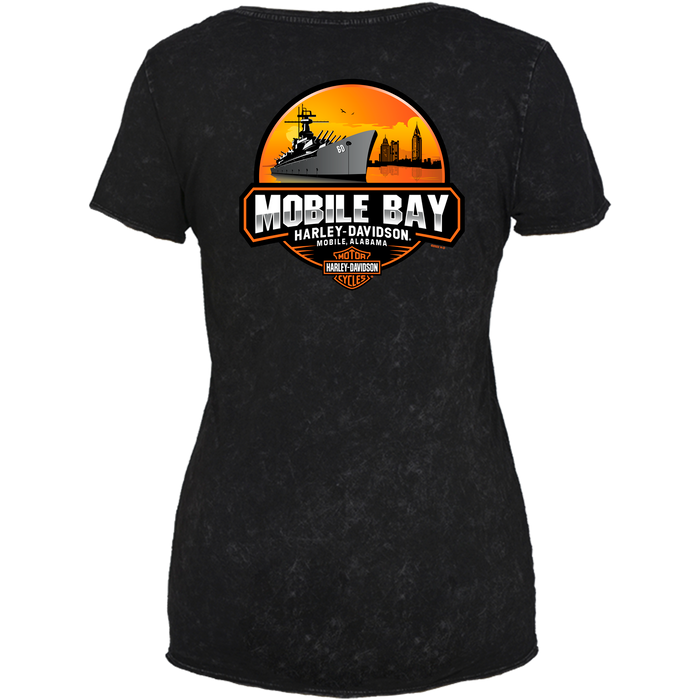 Mobile Bay Logo Women's Short Sleeve Shirt