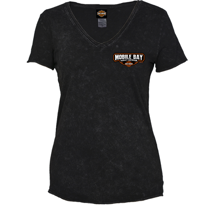 Mobile Bay Logo Women's Short Sleeve Shirt