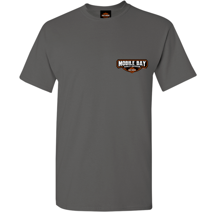 Mobile Bay Logo Men's Short Sleeve Shirt