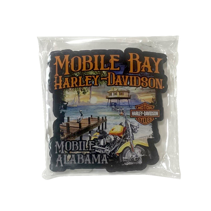 Mobile Bay H-D Beach Magnet